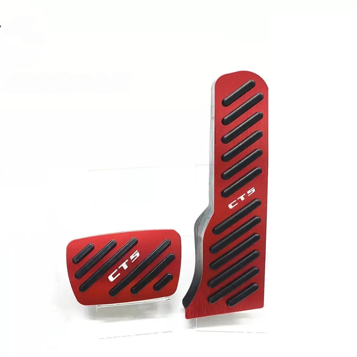 Cadillac CT5 Pedal Covers 2020-2026 2 Cadillac CT5 Pedal Covers-Red