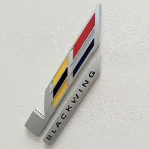 Cadillac Black Wing Metal Car Stickers