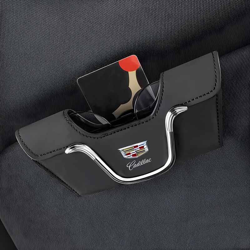 Cadillac Sunglass Holder on the car