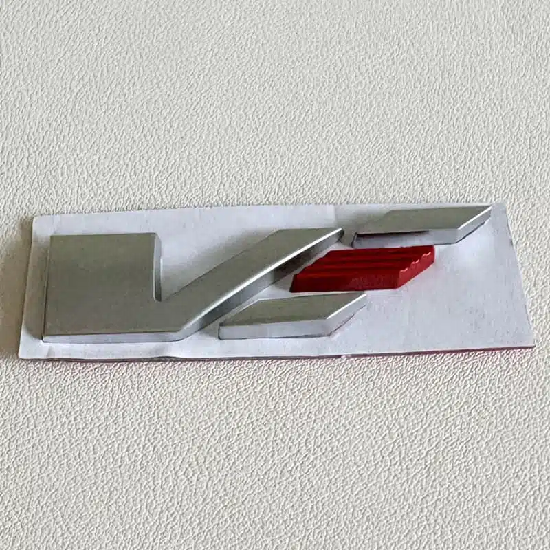 Cadillac V Badge 2Pcs Set 1 Cadillac-V-Badge front view