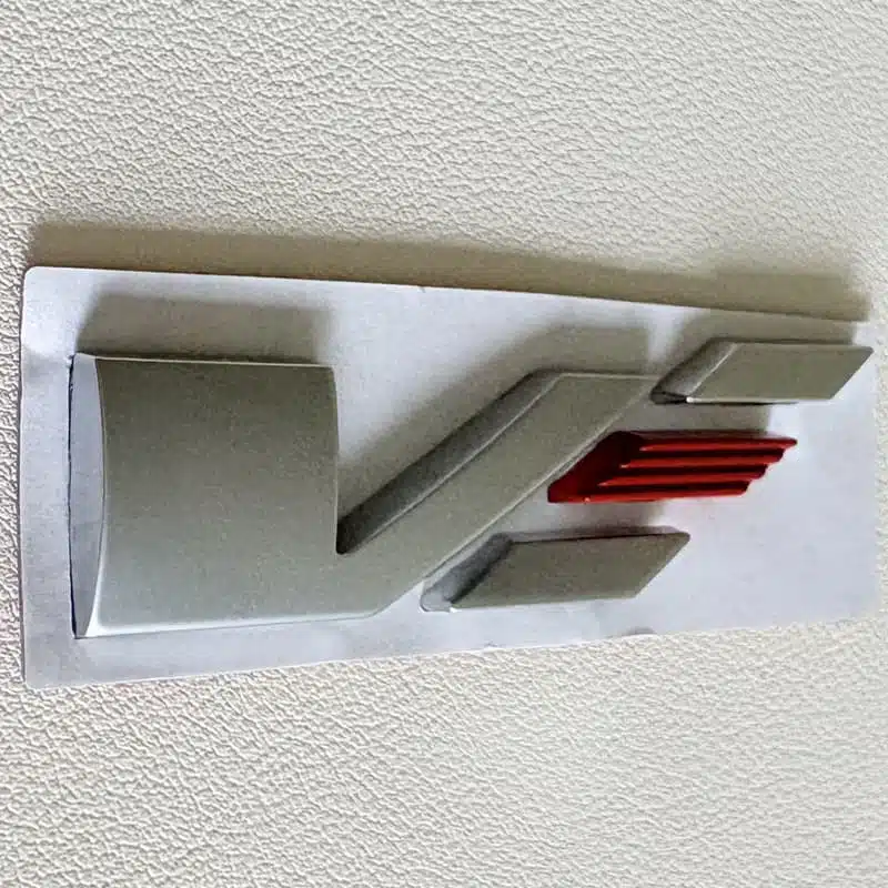 Cadillac V Badge 2Pcs Set 4 Cadillac V badge front view